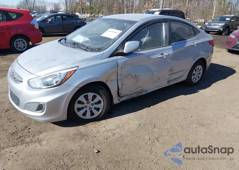 2016 Hyundai Accent Se z USA, uszkodzony, nr VIN KMHCT4AE5GU144230